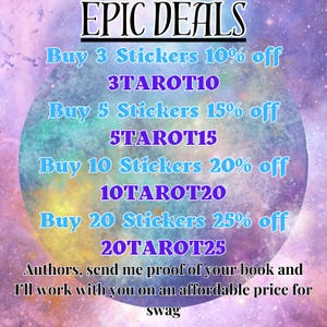 IDGAF Skeleton Tarot Card Laminated Sticker | Funny Sarcastic Waterproof Water Bottle & Laptop Holographic Vinyl Sticker bild 7