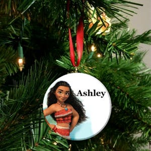 Personalized Moana Christmas 2.25" Ornament - Moana -A