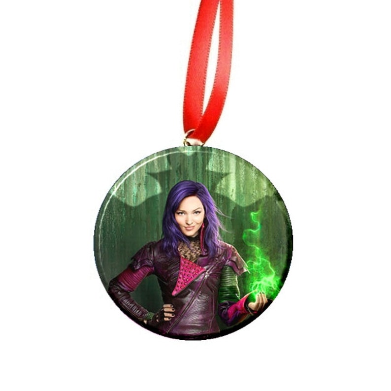 Descendants Mal Image Christmas 2.25 Ornament Etsy