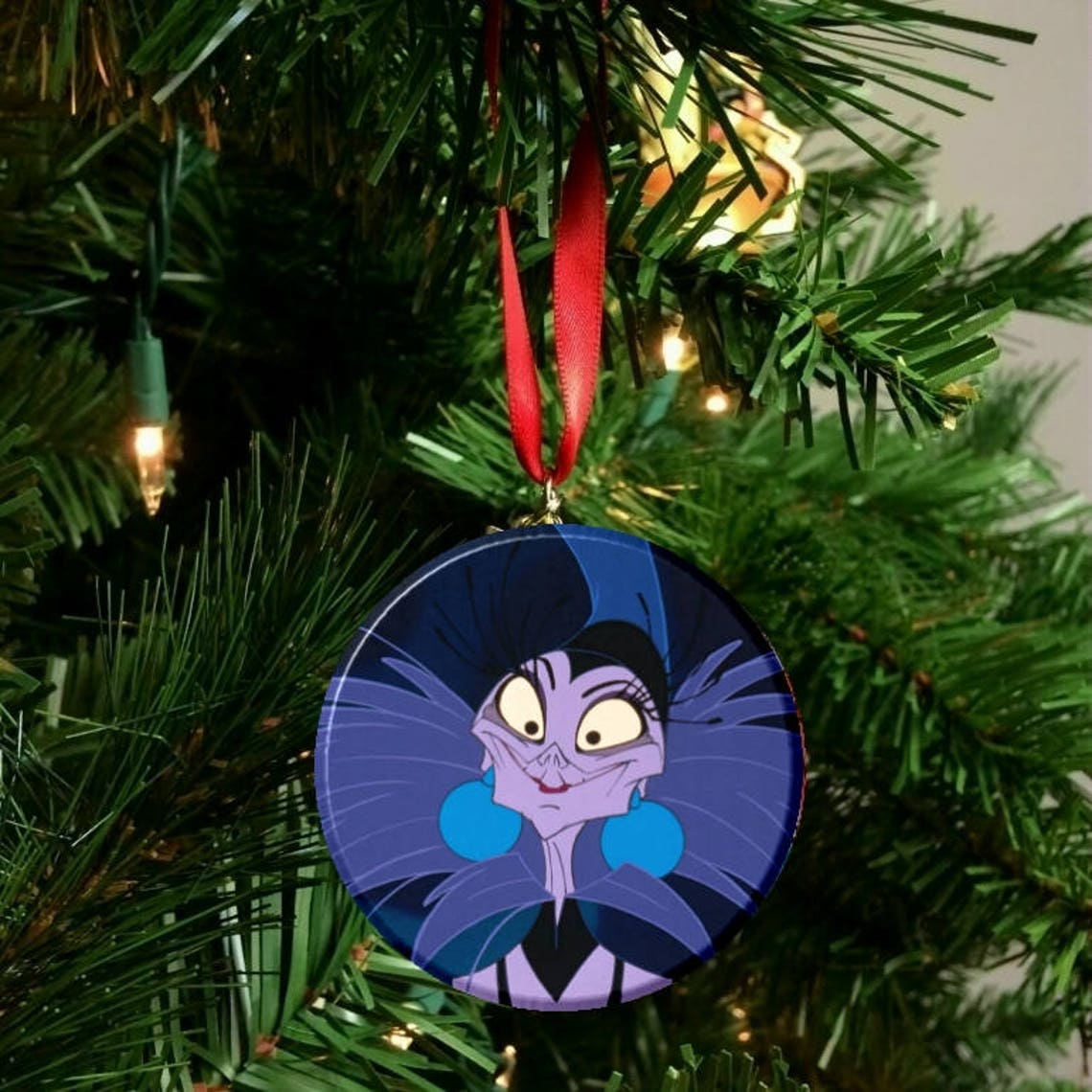 Yzma Emperors New Groove Christmas Tree Ornament Etsy