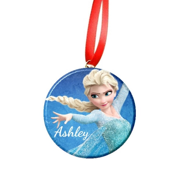 Personalize Snow Queen Elsa Ornament - Frozen