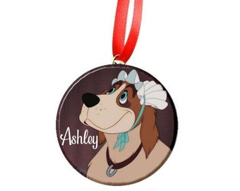 Personalized Peter Pan Nana the dog 2.25" Ornament