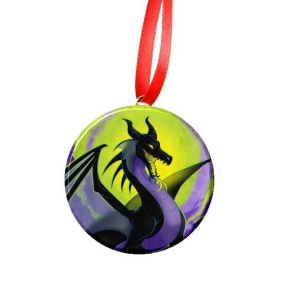 Sleeping Beauty Maleficent Dragon Image Christmas Tree 