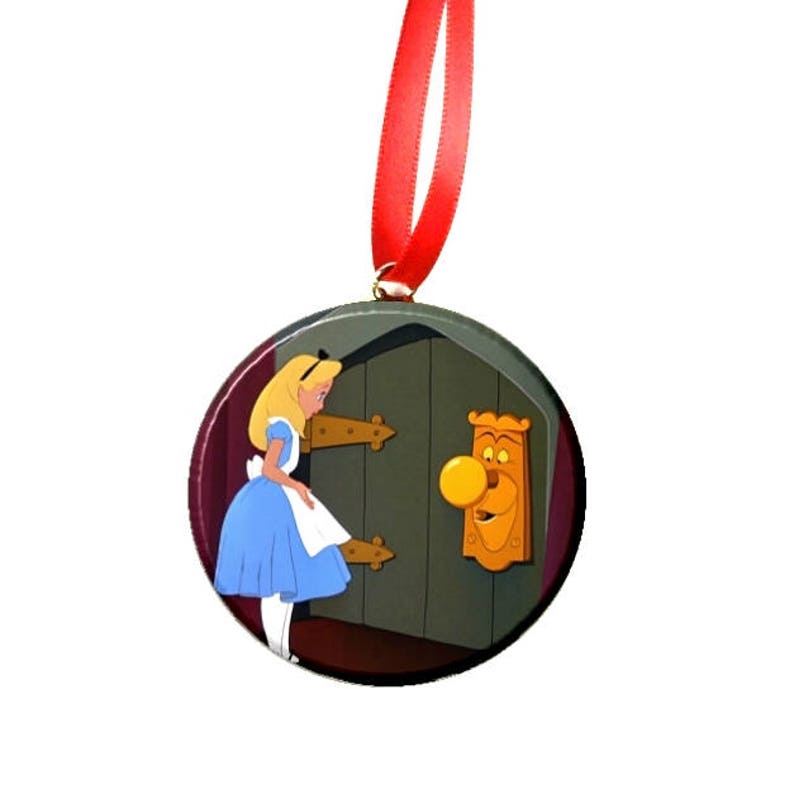 Disney Alice In Wonderland Door Knob Image Cards 2.25 Etsy