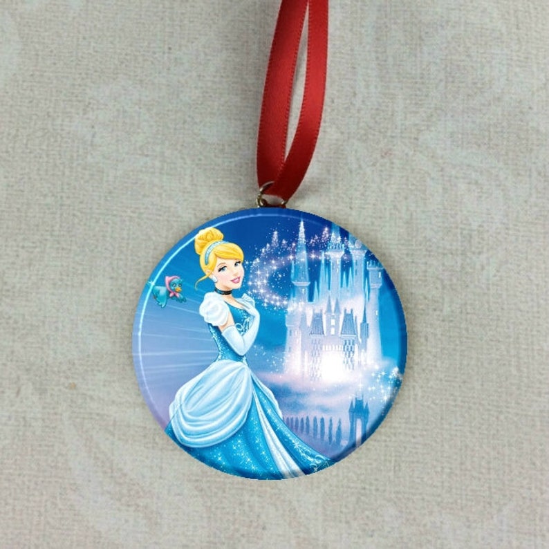 Cinderella Castle Christmas Tree Ornament Etsy