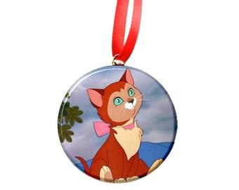 Alice In Wonderland Dinah Cat   2.25" Ornament