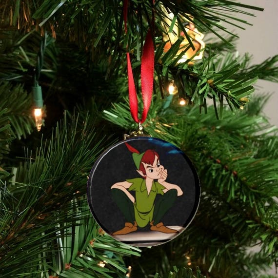 Peter Pan Inspired “Never Grow Up” Handmade Christmas Tree Ornament