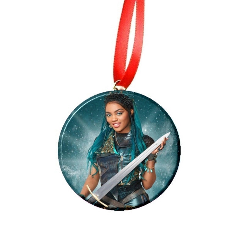 Descendants 2.25 Christmas Ornament Set of 5 Evie Mal Etsy