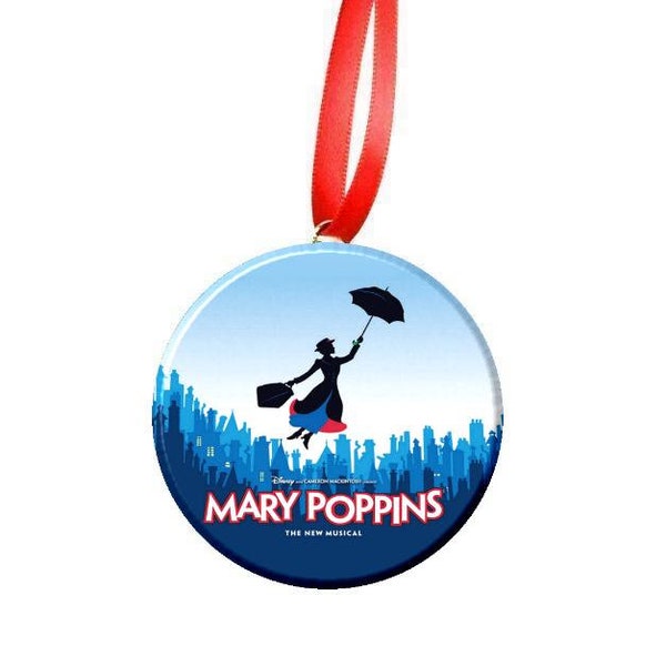 Mary Poppins Christmas Tree 2.25" Ornament