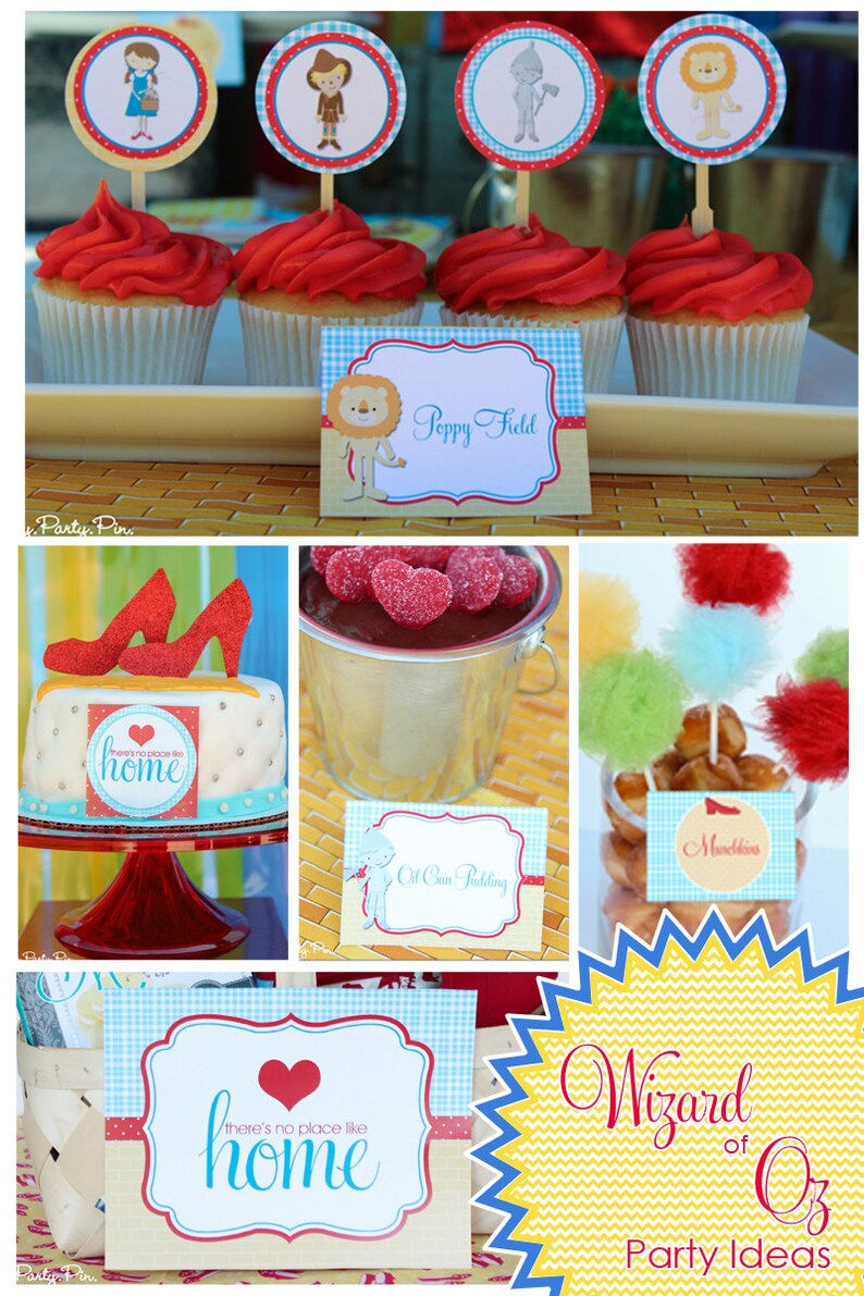 Wizard of Oz Party Printables  Birthday OR baby shower DIY image 2