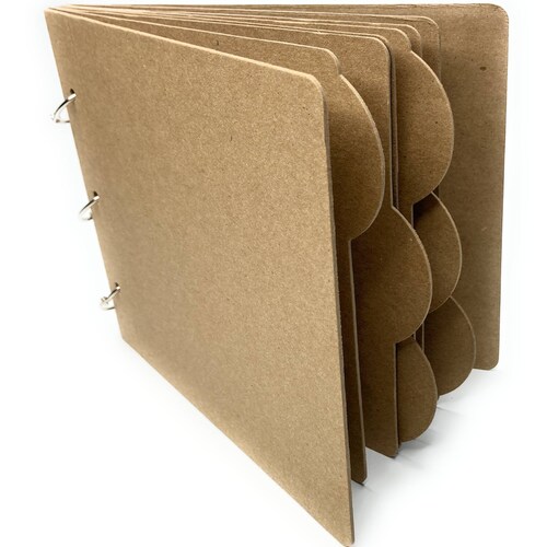 8 X 8 Chipboard Albumblank Scrapbook 12 Pages Etsy