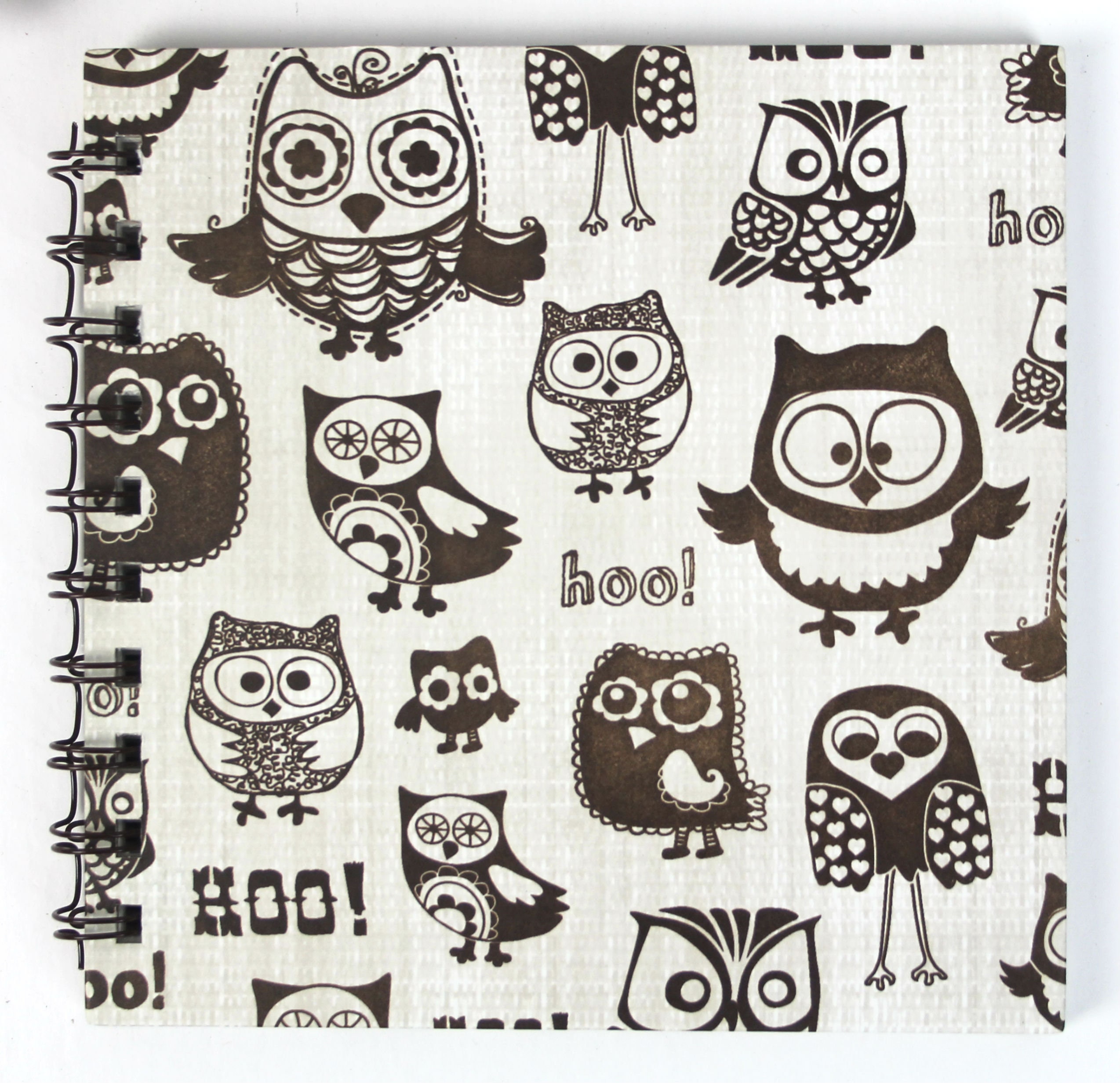 5 3/4 Album Journal Owl Covers 12 inner white Etsy