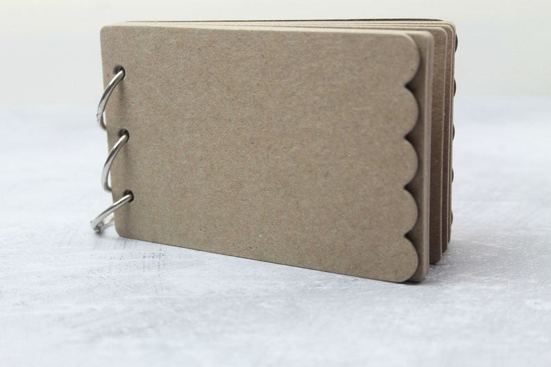 Small Scrapbook Albumblank Chipboard Albummini Bookplain or Etsy UK
