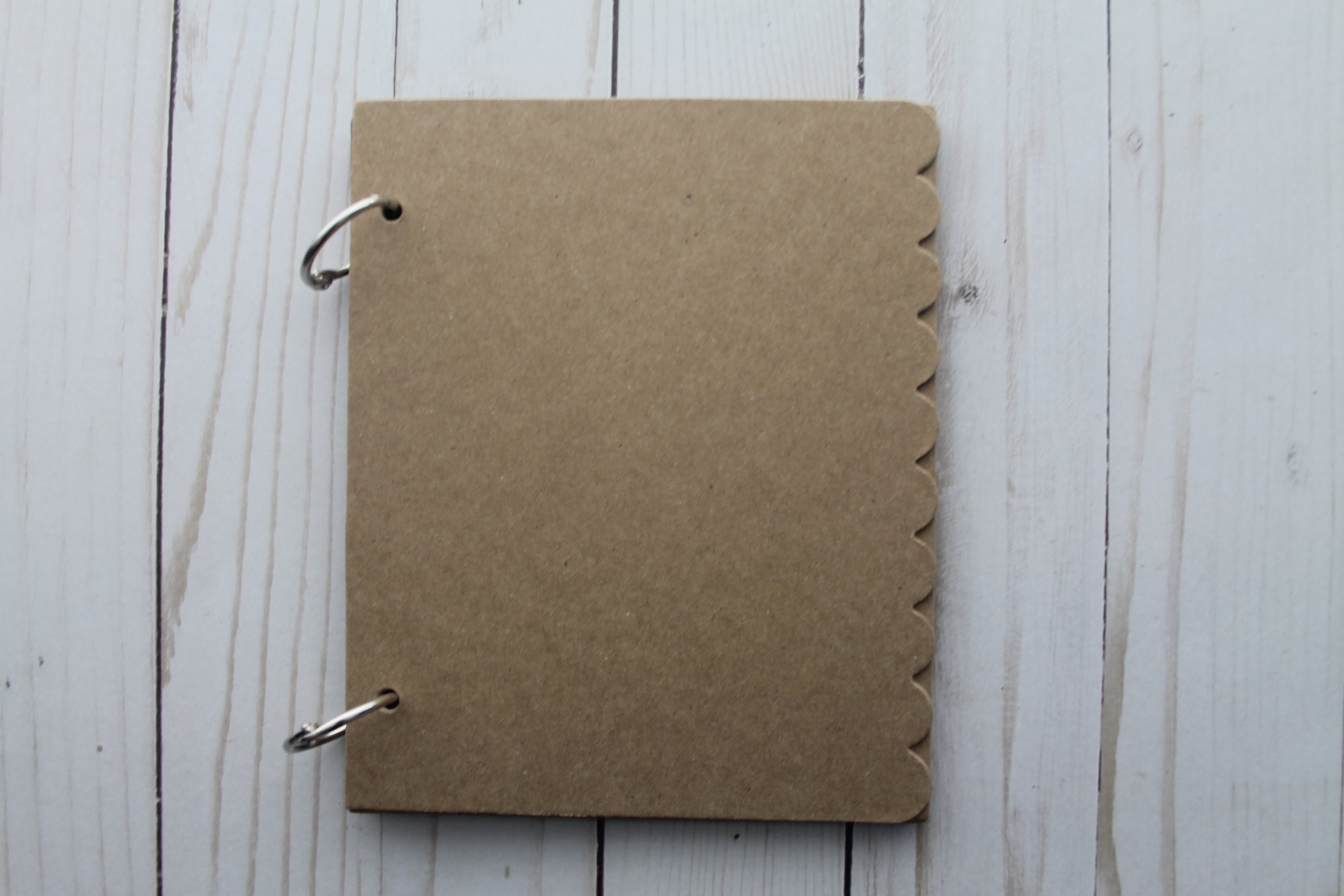 5 3/4 X 7 Chipboard Album Blank Scrapbook-bare Journal choose Square Cutout  or Plain, Choose Thickness 