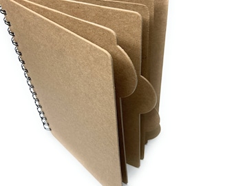 5.5"x9" Tabbed Black Chipboard Album 10 pages 3 rings 5.5"x9" Tabbed Black Chipboard Album 10 pages 3 rings