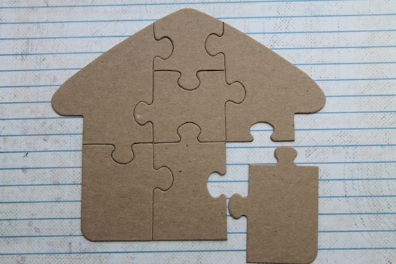 Blank Unfinished Wooden Jigsaw Puzzle (100 Pieces), Pack - Pick 'n Save