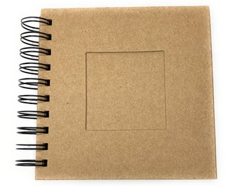 Chipboard Album-mini Scrapbook-blank Rectangle Scrapbook-chipboard Journal  10 Pages 8 Sizes Available 5 to 8 1/2 Wide -  Denmark