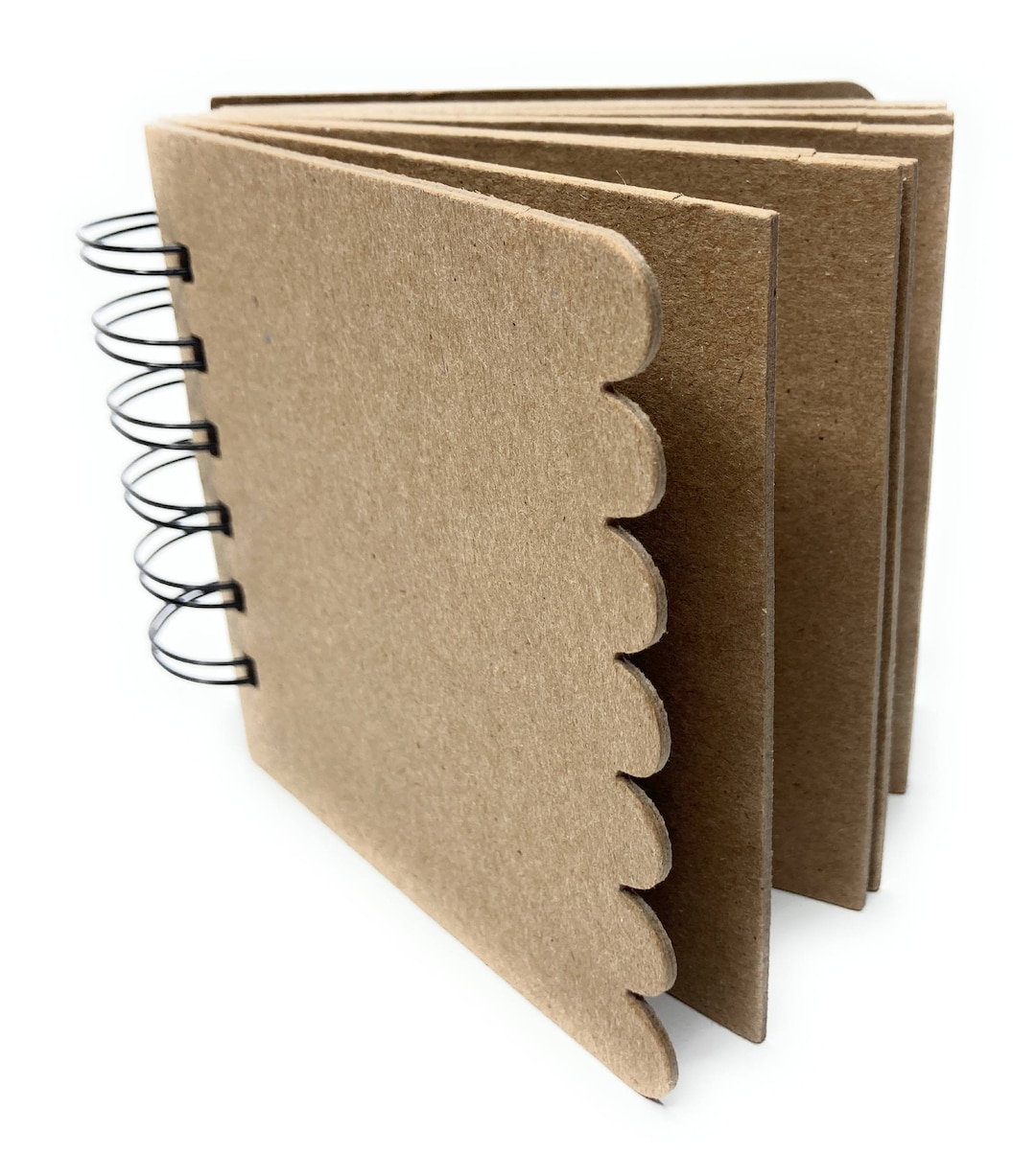 4 Mini Album-blank Scrapbook-scalloped Cover Photo Book-10 Pages Bare