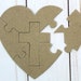 10 Heart Shaped Puzzles 8 Piece Jigsaw Puzzle - Etsy