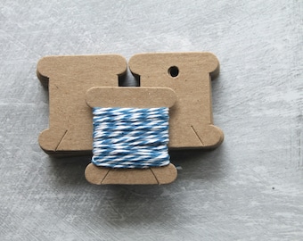 Floss cards - 30 (or more) cardboard - chipboard floss cards - floss bobbins - wind your floss, yarn and threads 1 5/8" h x 1 1/2" w