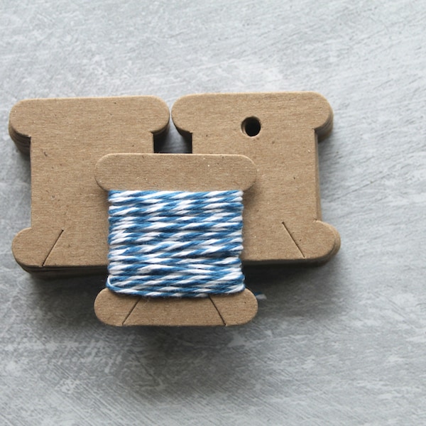 Floss cards - 30 (or more) cardboard - chipboard floss cards - floss bobbins - wind your floss, yarn and threads 1 5/8" h x 1 1/2" w