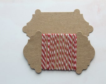 4 large floss bobbins - Cardboard - chipboard spools - Thread Winders - Embroidery storage