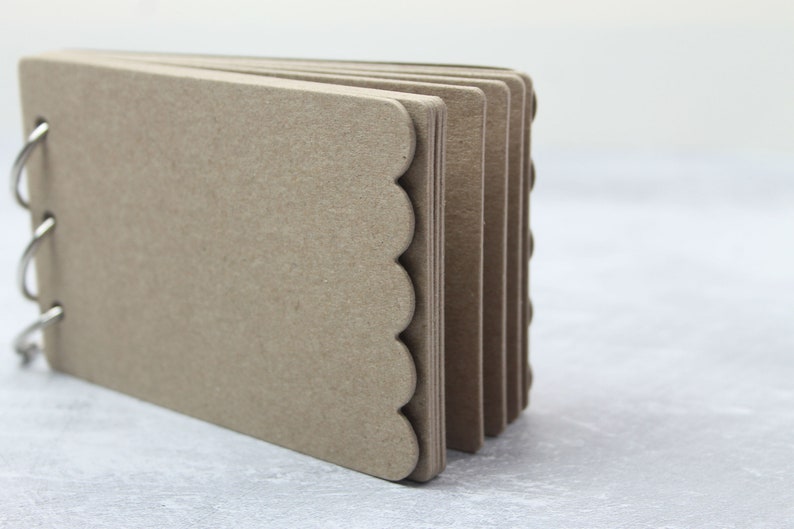 Small Scrapbook Albumblank Chipboard Albummini Bookplain or Etsy