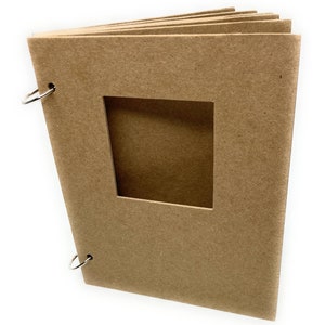 House Chipboard Book 10 Page Blank Scrapbook-mini Album Small Home