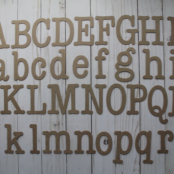 Alphabet Die Cut Etsy