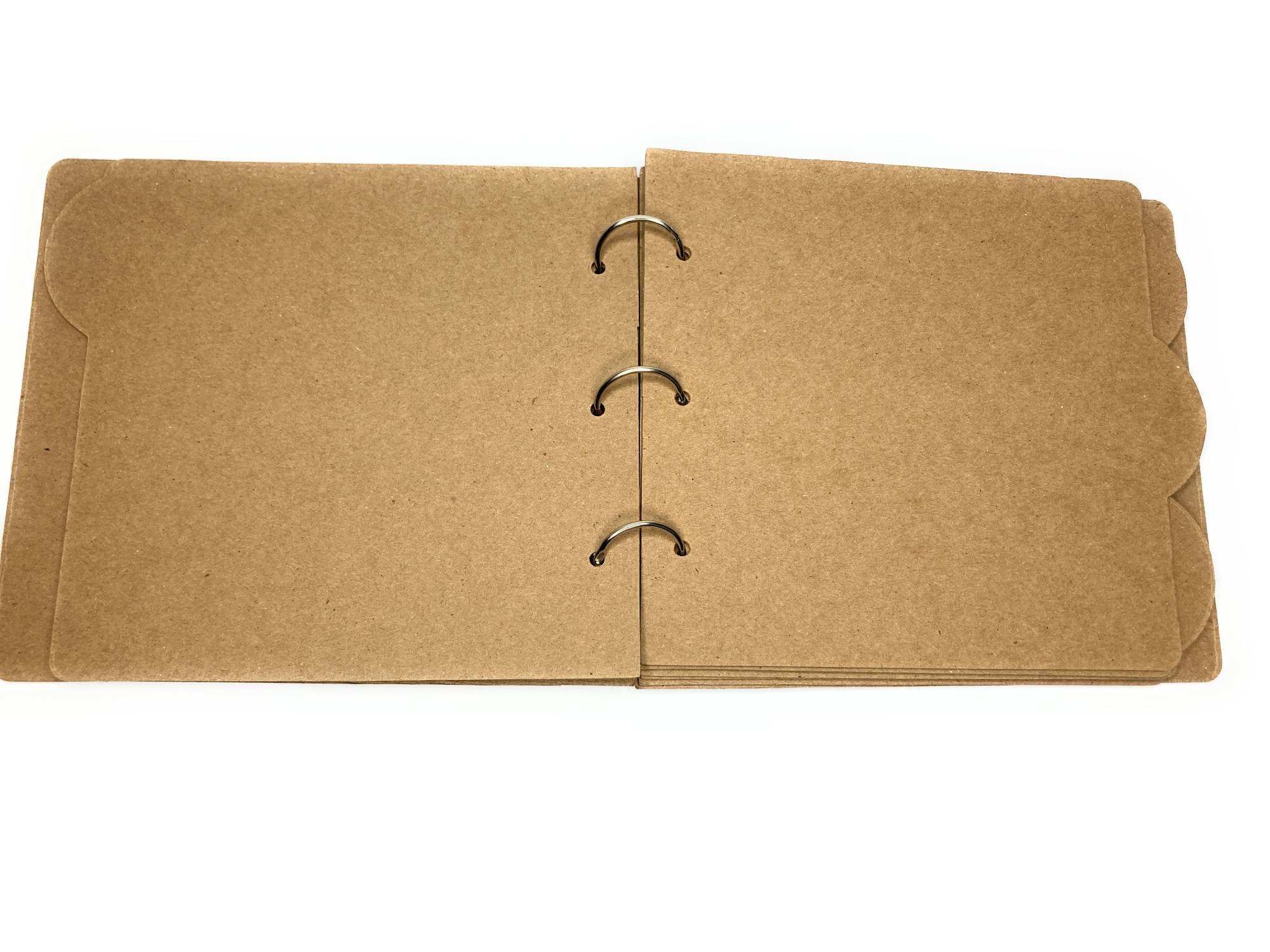 Tabbed ScrapbookBlank Chipboard Album8 Page Bare chipboard Etsy