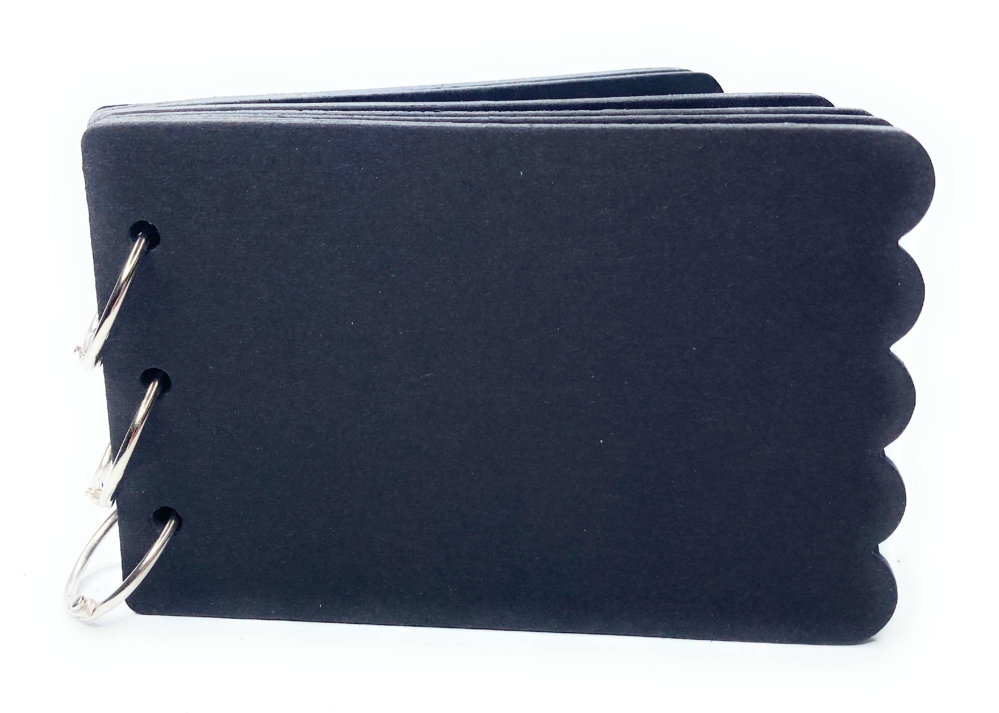 Small Scrapbook Albumblank Chipboard Albummini Bookblack Etsy