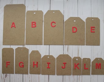 10 Bare Chipboard Shipping Style Tags 13 different sizes to choose from
