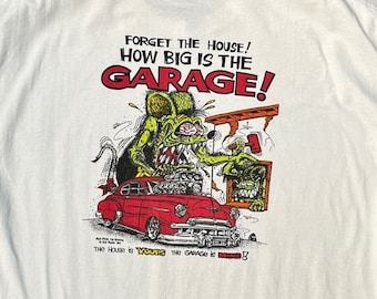 Rat Fink by Ed Roth Funny Cartoon Tee 1994