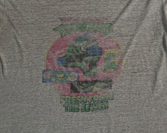 1990 Teenage Mutant Ninja Turtles T-Shirt | Vintage TMNT Tee Sz L