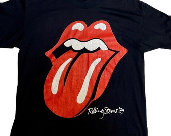 Vintage 1989 Rolling Stones North America Tour T-Shirt | Authentic Rolling Stones Single Stitch Mint Condition Tee