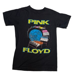 ミュージシャン 1987 Pink Floyd Promotional Baseball T Rare - Vintage 1987 Pink Floyd Momentary Lapse of Reason