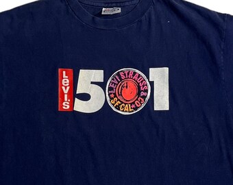 Vintage Levi's 501 Printed T-Shirt | 100% Cotton Levi's Tee