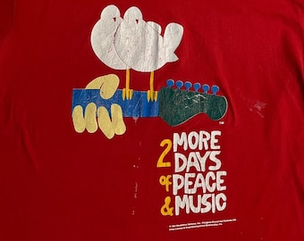 Vintage 1994 Woodstock Authentic Pepsi Festival Souvenir T Shirt