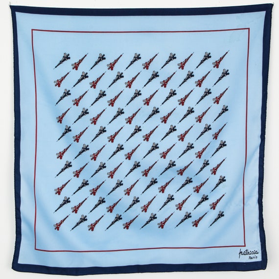 Eiffel Tower Print Scarf - image 1