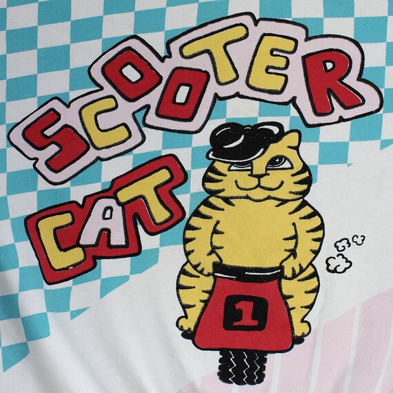 Scooter Cat Batwing Top M/L - image 3