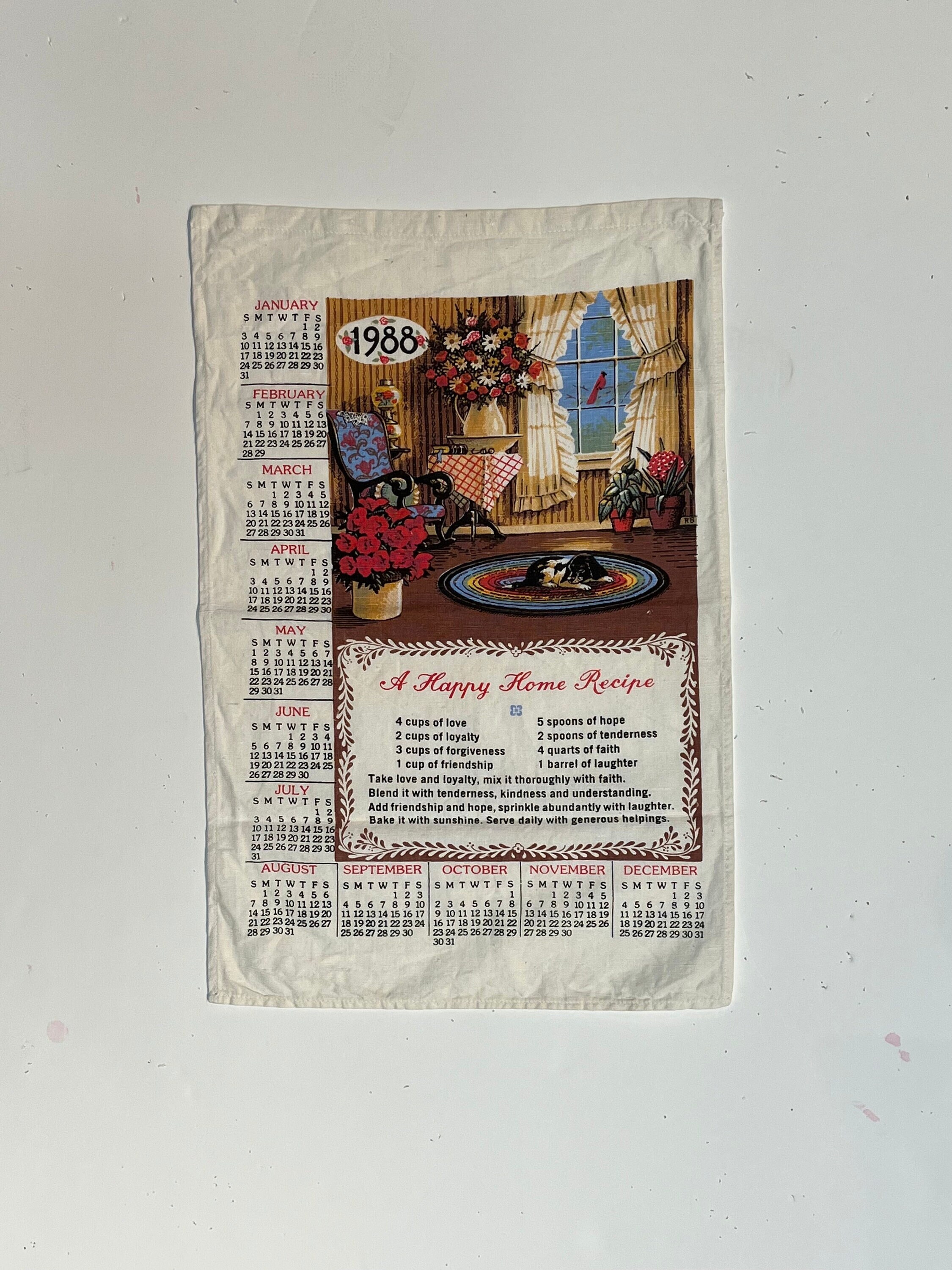 1988 Calendars - Etsy