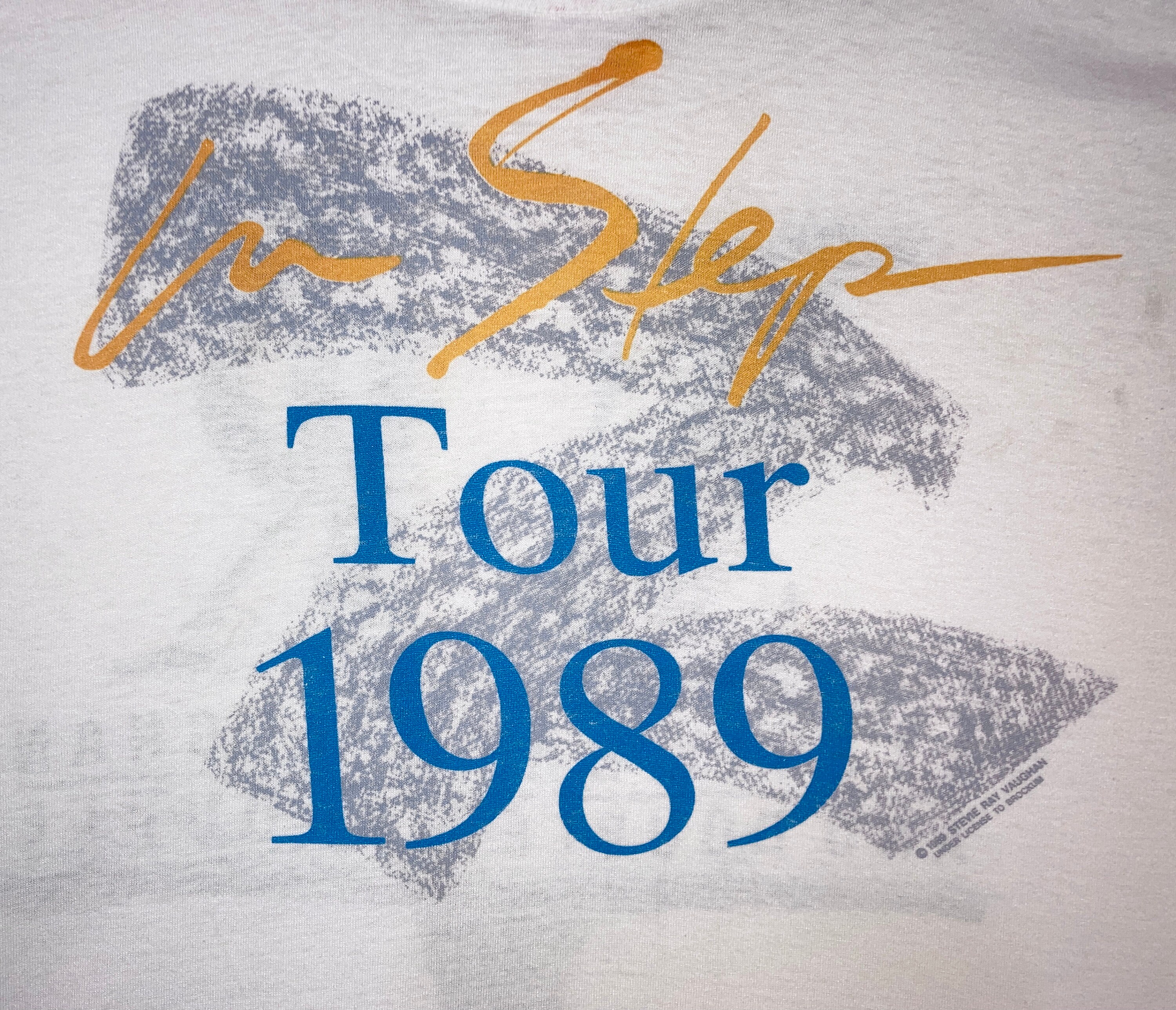 1989 Stevie Ray Vaughan Tour T-shirt Size Large - Etsy