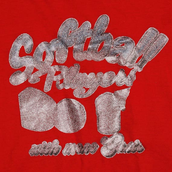 Softball Glitter Tee - image 2