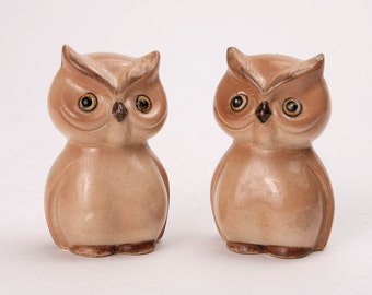 Woot Woot! Owl Salt and Pepper Shakers- Occupied Japan