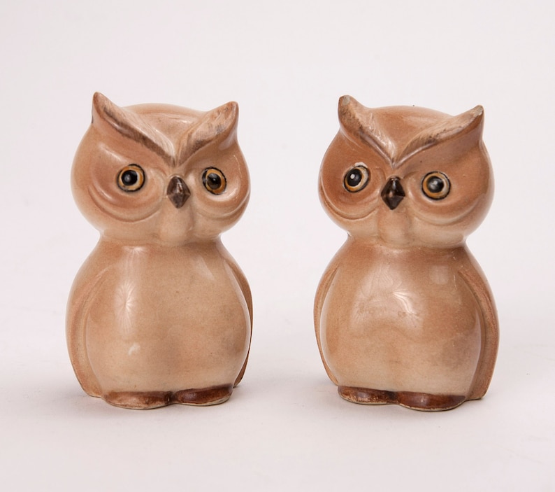 Occupied Japan Woot Woot Owl Salt and Pepper Shakers