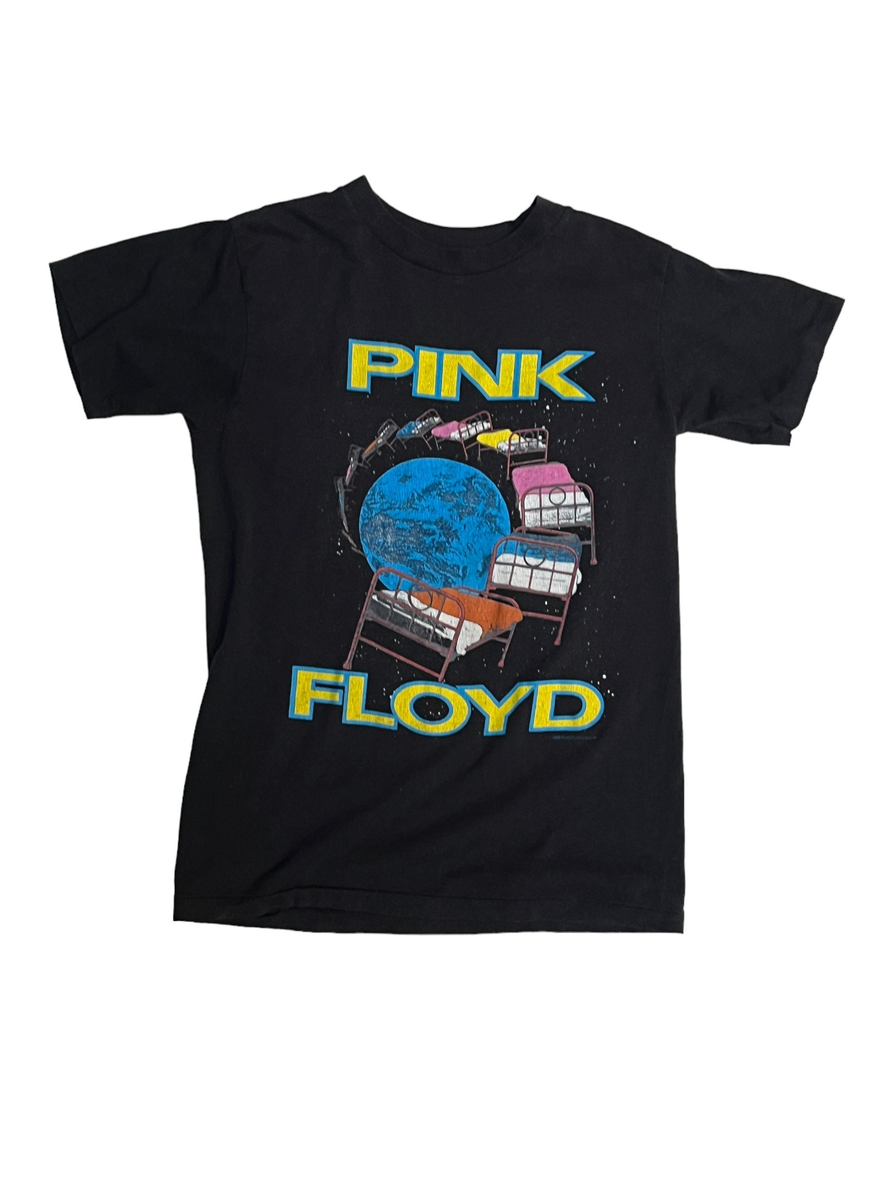 PINK FLOYD WORLD TOUR 87 ヴィンテージバンドTシャツ RARE 1987-1988 Pink Floyd World Tour Mint Condition T-shirt