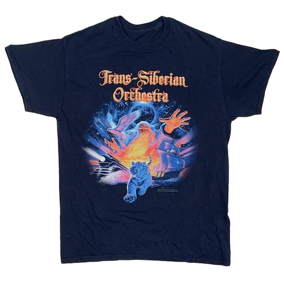 Straight Up Tour Tee 青　XL Trans-siberian Orchestra 2016 Authentic Tour Tee - Etsy