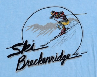 Ski Breckenridge 1985 Vintage Graphic Tee