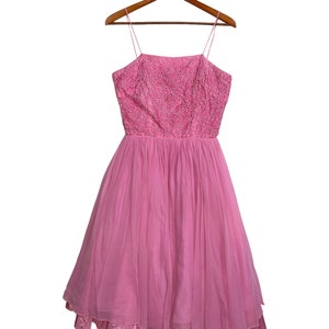 Pink Perfection Hand Dyed Silk Chiffon Party Dress