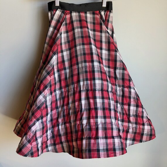 Plaid Petticoat 1950’s Skirt Youth size 10 - image 2